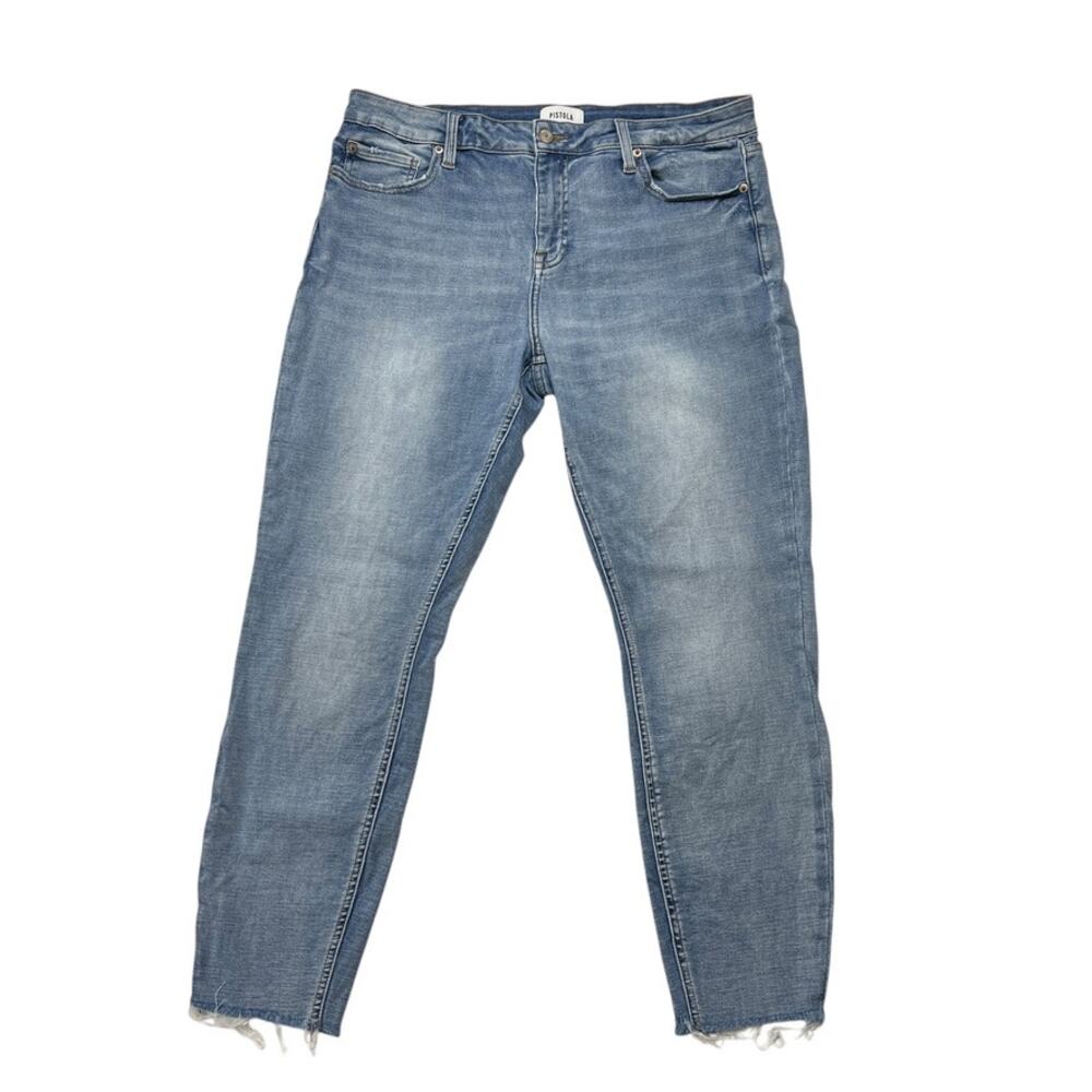 Pistola Jeans Arielle Skinny Scissor Cut Hem Jean‎ Casual Denim Pants Women's 32